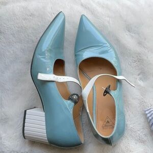Fluevogs light blue “Vivian’s”